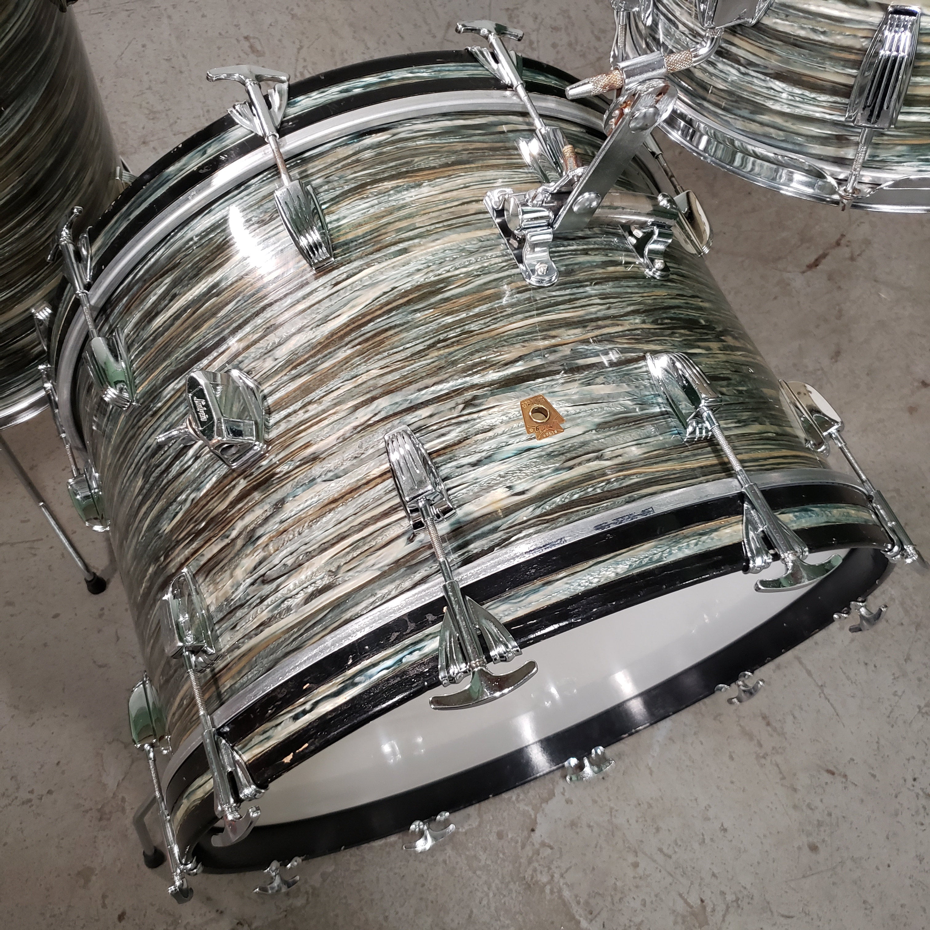 Ludwig Super Classic trommesett fra 1960-talletLudwig Super Classic trommesett fra 1960-tallet  