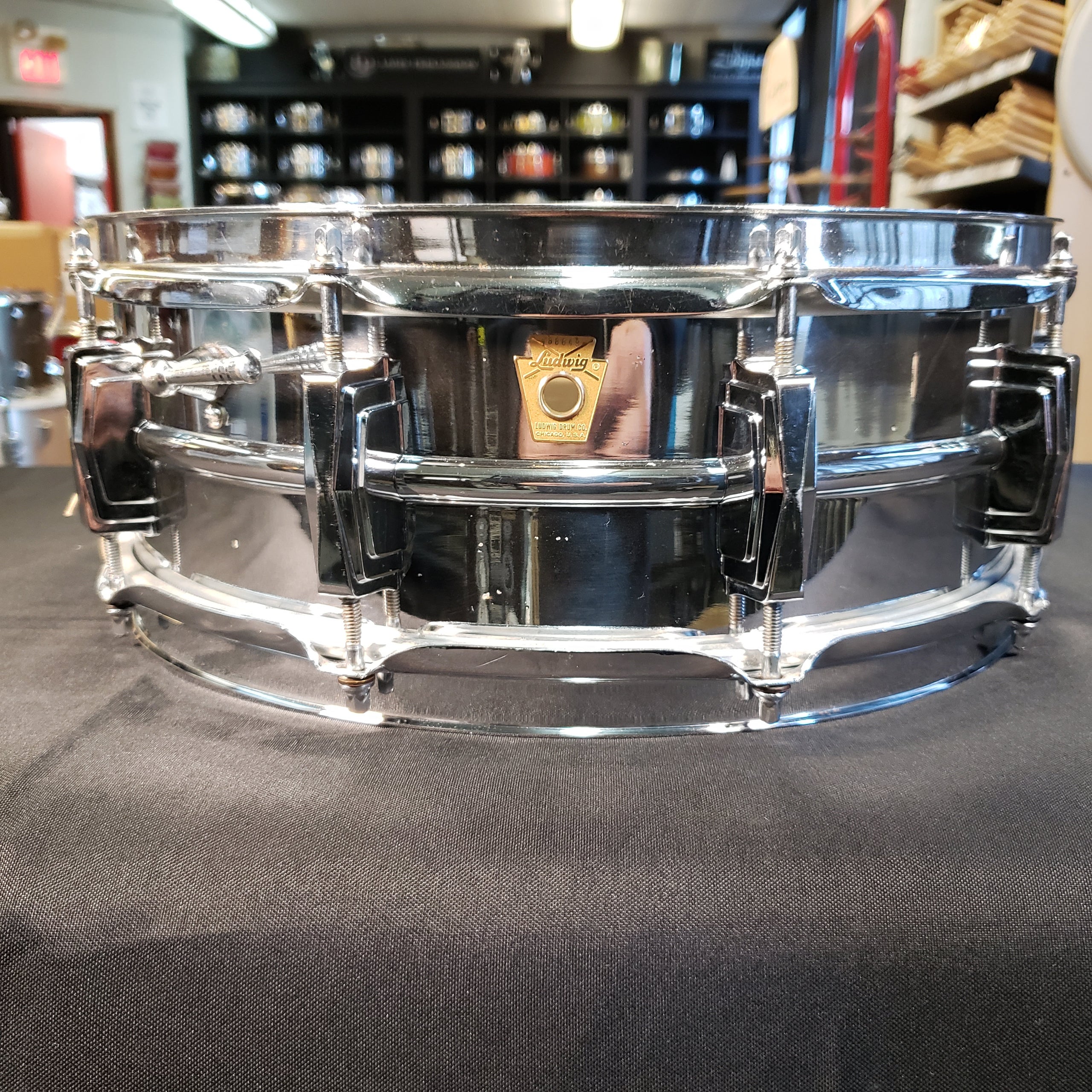 Ludwig 1967 14" x 5" Supraphonic Chrome Over Aluminum Snare Drum MADE